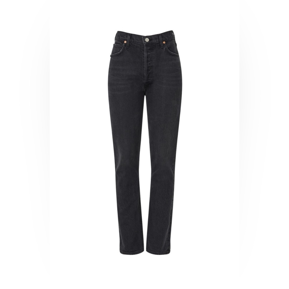Citizens Of Humanity Black Straight Leg Jeans